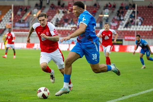 Football, RL North-East, Hallescher FC v Tasmania Berlin