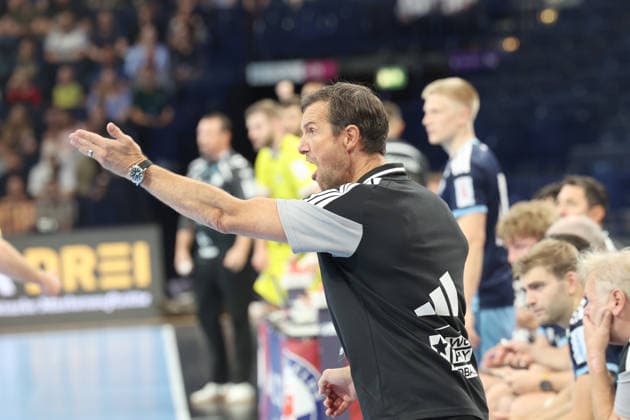 Handball, Opel Handball Bundesliga 2026–2027, Handball Sport Verein Hamburg vs. TVB Stuttgart, Coach Torsten Jansen, Hamburg, Barclays Arena, Hamburg