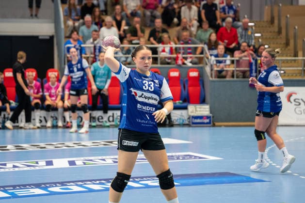 HSG Blomberg Lippe (GER) vs. TuS Metzingen (GER), Handball, Women s Handball Bundesliga 1, Matchday 2, 2026–2027 Season, Blomberg, September 2, 2026, Elin Magnusdottir, HSG Blomberg Lippe, 33, Blomberg Synflex Arena on Ulmenallee, Germany