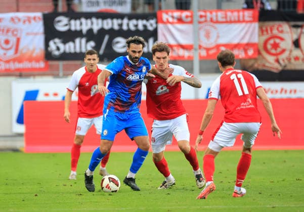September 2, 2026 Halle, Saale, Saxony-Anhalt Sports Soccer Hallescher FC Halle (HFC) Northeast Regional League (4th Division) Men s Season 2026–2027 Matchday 6 Hallescher FC vs. SV Tasmania Berlin Abdulkadir Beyazit Tasmania Berlin Niclas Stierlin Hallescher FC