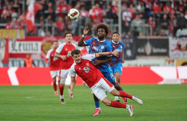 September 2, 2026 Halle, Saale, Saxony-Anhalt Sports Soccer Hallescher FC Halle (HFC) Northeast Regional League (4th Division) Men s Season 2026–2027 Matchday 6 Hallescher FC vs. SV Tasmania Berlin Fabrice Hartmann Hallescher FC Shean Mensa Tasmania Berlin