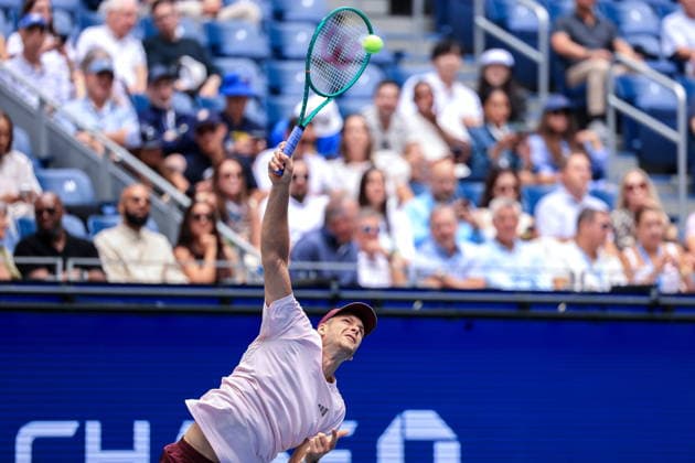 US Open tennis tournament - Day 4 Hubert Hurkacz of Poland in action against Ben Shelton of USA during the Men s Singles second round match of the US Open Tennis Championships in Flushing Meadows, New York, USA, 02 September 2026. FLUSHING MEADOWS NEW YORK United States  Copyright: xCRISTOBALxHERRERA-ULASHKEVICHx