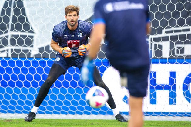 September 2, 2026, Soccer, Brack Super League 2026–27, Matchday 6, FC Lucerne vs. FC Vaduz, Thermoplan Arena, Lucerne, Switzerland: Karlo Letica, 30, of FC Lucerne warming up. Photo by Urs Ottiger