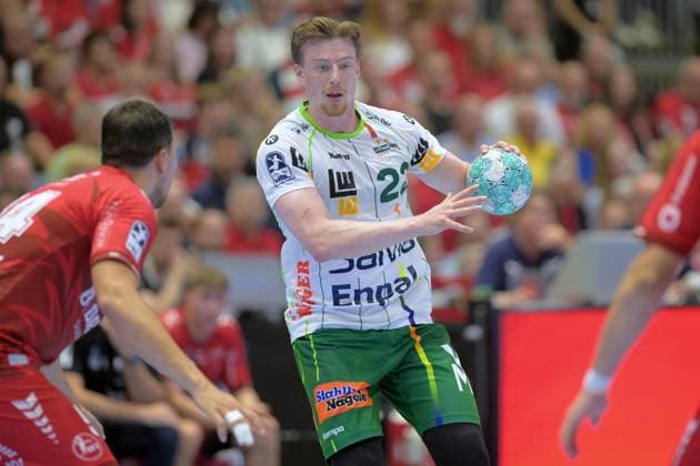 Erik Persson, Frisch Auf Göppingen 22, Daniel Dujshebaev, MT Melsungen 24, GER, MT Melsungen vs. Frisch Auf Göppingen, Handball, 1st Bundesliga, Matchday 2, 2026–2027 Season, September 2, 2026, GER, MT Melsungen vs. Frisch Auf Goeppingen, Handball, 1st Bundesliga, Matchday 2, 2026–2027 season, September 2, 2026, Kassel Copyright: xEibner-Pressefotox xRolandxSippelx EP_RSL
