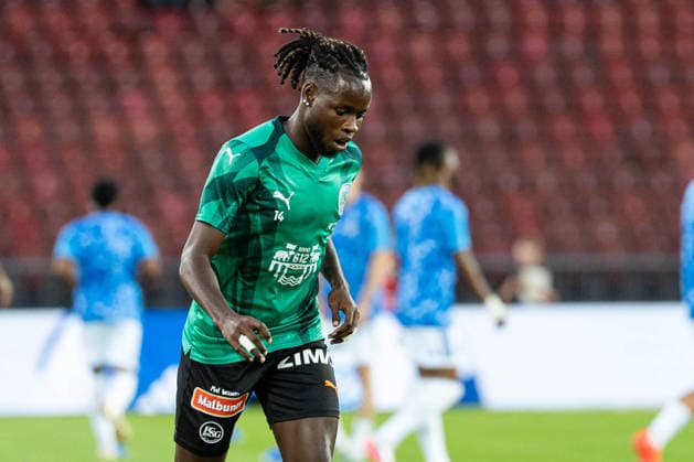 Soccer, Switzerland Brack Super League, Matchday 6: Grasshopper Club Zurich vs. FC St. Gallen 1879, Wednesday, September 2, 2026, Letzigrund Stadium, Zurich; Aliou Baldé, Aliou Balde 14, FC St. Gallen Copyright: xValentinxDomgjonix