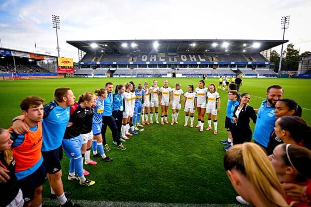OH Leuven v KKS Czarina Sosnowiec - UEFA Women s Champions League LEUVEN, BELGIUM - SEPTEMBER 02 : The team of OH Leuven during the UEFA Women s Champions League 2026 2027 third qualifying round second leg match between OH Leuven and KKS Czarina Sosnowiec on September 2, 2026 in Leuven, Belgium, 02 09 2026  Copyright: xTomasxSiskx