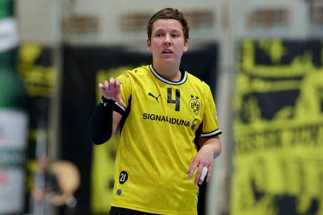 Alina Grijseels of Borussia Dortmund gestures during the Alsco Women s Handball Bundesliga match between Borussia Dortmund and Sport Union Neckarsulm, Sporthalle Wellinghofen on September 2, 2026, in Dortmund, Germany. Photo by Marco Steinbrenner, DeFodi Images. Alina Grijseel of Borussia Dortmund gestures during the Alsco Women’s Handball Bundesliga match between Borussia Dortmund and Sport Union Neckarsulm at Sporthalle Wellinghofen on September 2, 2026 in Dortmund, Germany. Photo by Marco Steinbrenner, DeFodi Images. Photo by Marco Steinbrenner, DeFodi Images.