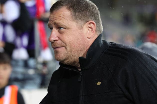 September 2, 2026, xrekx, Soccer, DFB Cup First Round, VfL Osnabrück vs. FC Bayern Munich, Pre-game field inspection, Soccer official, Sports Director Max Eberl, Bayern Munich, Osnabrück
