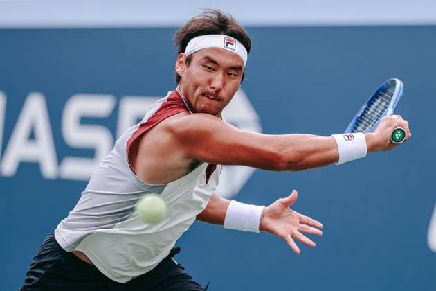 US Open tennis tournament - Day 4 Yunchaokete Bu of China in action against Rafael Jodar of Spain during the Men s Singles second round match of the US Open Tennis Championships, in Flushing Meadows, New York, USA, 02 September 2026. FLUSHING MEADOWS NEW YORK United States  Copyright: xOLGAxFEDOROVAx