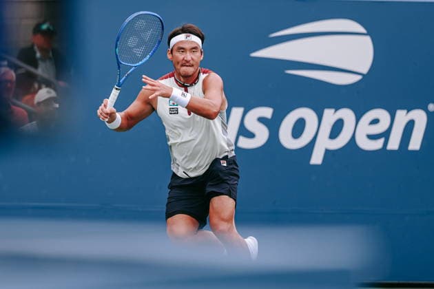 US Open tennis tournament - Day 4 Yunchaokete Bu of China in action against Rafael Jodar of Spain during the Men s Singles second round match of the US Open Tennis Championships, in Flushing Meadows, New York, USA, 02 September 2026. FLUSHING MEADOWS NEW YORK United States  Copyright: xOLGAxFEDOROVAx