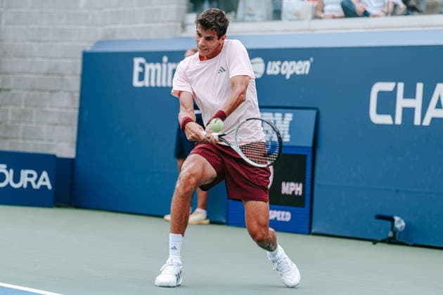 US Open tennis tournament - Day 4 Rafael Jodar of Spain in action against Yunchaokete Bu of China during the Men s Singles second round match of the US Open Tennis Championships, in Flushing Meadows, New York, USA, 02 September 2026. FLUSHING MEADOWS NEW YORK United States  Copyright: xOLGAxFEDOROVAx