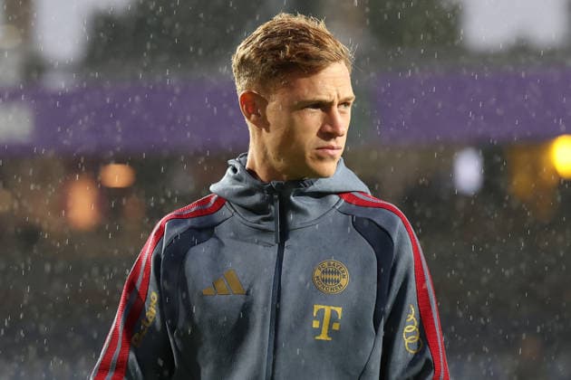 September 2, 2026, xrekx, Soccer, DFB Cup First Round, VfL Osnabrück vs. FC Bayern Munich, pre-game field inspection, Joshua Kimmich, FC Bayern Munich, Osnabrück