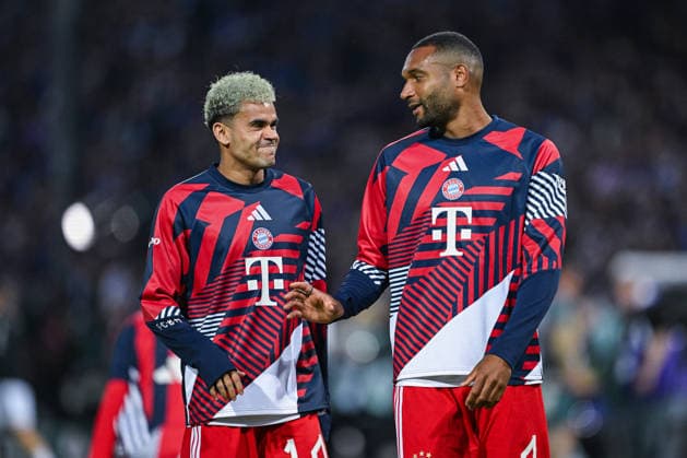 September 2, 2026, Soccer, DFB Cup, VfL Osnabrück vs. FC Bayern Munich, Luis Diaz (FC Bayern Munich), Jonathan Tah (FC Bayern Munich) xRHR PHOTO DEx Copyright: TeresaxKroeger RHR-FOTOx RHR-FOTO DE