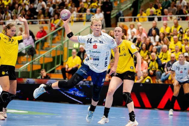 Dortmund, September 2, 2026, Handball, Women s, Bundesliga, Matchday 2, BVB Borussia Dortmund vs. Sport Union Neckarsulm, Kamila Brezinová (Sport Union Neckarsulm), 14 goals scored
