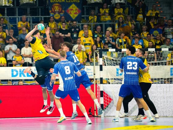 September 2, 2026, xwppx, Opel HBL Handball, Rhein-Neckar Löwen vs. VfL Gummersbach; from left: Robert Timmermeister, Rhein-Neckar Löwen Mannheim