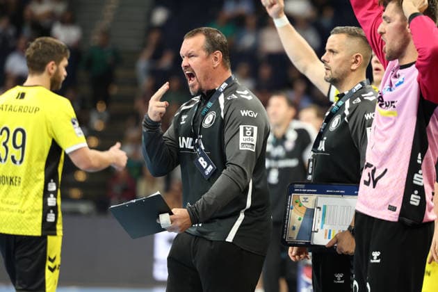 Handball I Men s I 2026–2027 Season I Bundesliga I Matchday 2 I Handball Club Hamburg vs. TVB Stuttgart I September 2, 2026 Misha Kaufmann TVB Stuttgart Hamburg Barclaycard Arena Hamburg, Germany Copyright: xLobeca RalfxHomburgx