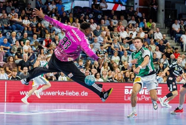 September 2, 2026 Handball 1st Bundesliga OPEL HBL 2026–2027 Season, Matchday 2: HC Erlangen (Nuremberg Metropolitan Region) vs. HCE TSV Hannover Burgdorf, Die Recken Women s Team, xdaxmax, Rubens Pierre 93, HC Erlangen HCE Renars Uscins 10, TSV Hannover Burgdorf