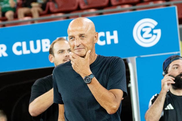 Soccer, Switzerland Brack Super League, Matchday 6: Grasshopper Club Zurich vs. FC St. Gallen 1879, Wednesday, September 2, 2026, Letzigrund Stadium, Zurich; Peter Zeidler, Head Coach, Grasshopper Club Zurich Copyright: xValentinxDomgjonix