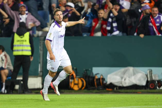 Robin Meissner of VfL Osnabrück celebrates his goal, which made the score 1–0, during the DFB Cup match between VfL Osnabrück and FC Bayern Munich, Bremer Bridge on September 2, 2026, in Osnabrück, Germany Photo by Oliver Kaelke DeFodi Images Robin Meissner of VfL Osnabrück celebrates after scoring his team’s first goal during the DFB Cup match between VfL Osnabrück and FC Bayern Munich at Bremer Brücke on September 2, 2026 in Osnabrück, Germany Photo by Oliver Kaelke, DeFodi Images Photo by Oliver Kaelke, DeFodi Images