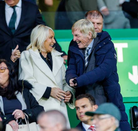 02.09.2026 Celtic v Aberdeen, SPFL Premiership. : Kenny Dalglish and wife Marina  Copyright: xKennyxRamsayx NINTCHDBPICT001105023149