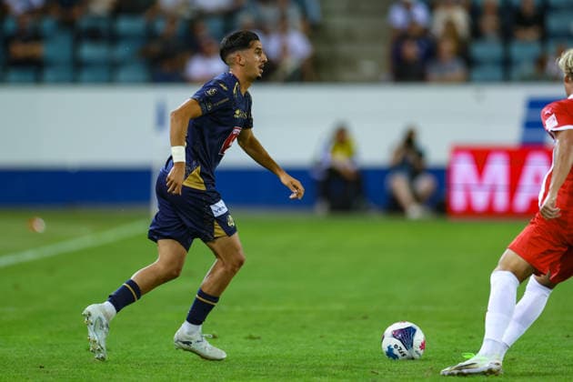 September 2, 2026, Soccer, Brack Super League 2026–27, Matchday 6, FC Lucerne vs. FC Vaduz, Thermoplan Arena, Lucerne, Switzerland. Ruben Dantas Fernandes, 22, of FC Lucerne, brings energy to the game. Photo by Urs Ottiger