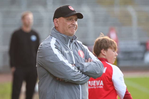 Coach Volkan Uluc, SI Soccer Regionalliga West, Matchday 6, Sportfreunde Siegen vs. SC Paderborn 07 U21, on September 2, 2026, in Siegen, Germany