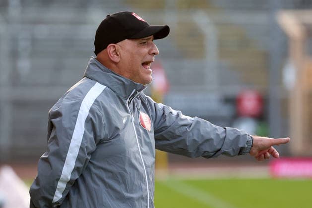 Coach Volkan Uluc, SI Soccer Regionalliga West, Matchday 6, Sportfreunde Siegen vs. SC Paderborn 07 U21, on September 2, 2026, in Siegen, Germany