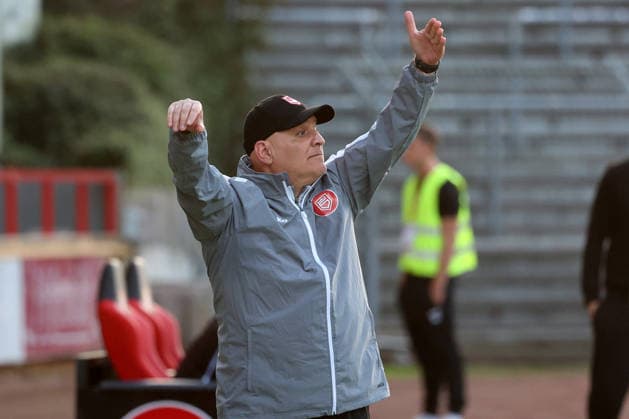 Coach Volkan Uluc, SI Soccer Regionalliga West, Matchday 6, Sportfreunde Siegen vs. SC Paderborn 07 U21, on September 2, 2026, in Siegen, Germany