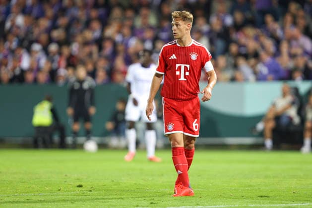 Joshua Kimmich of FC Bayern Munich looks on during the DFB Cup match between VfL Osnabrück and FC Bayern Munich at Bremer Brücke on September 2, 2026, in Osnabrück, Germany Photo by Oliver Kaelke DeFodi Images Joshua Kimmich of FC Bayern Munich looks on during the DFB Cup match between VfL Osnabrück and FC Bayern Munich at Bremer Brücke on September 2, 2026 in Osnabrück, Germany Photo by Oliver Kaelke, DeFodi Images Photo by Oliver Kaelke, DeFodi Images