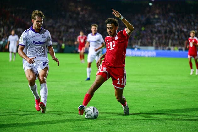 September 2, 2026, Soccer, DFB Cup, VfL Osnabrück vs. FC Bayern Munich, Robin Fabinski (VfL Osnabrück), Nathaniel Brown (FC Bayern Munich) xRHR PHOTO DEx Copyright: TeresaxKroeger RHR-FOTOx RHR-FOTO DE