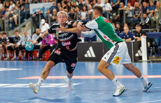 September 2, 2026 Handball 1st Bundesliga OPEL HBL 2026–2027 Season, Matchday 2: HC Erlangen (Nuremberg Metropolitan Region) vs. HCE TSV Hannover Burgdorf, Die Recken Women’s Team, xdaxmax, Marek Nissen 6, HC Erlangen HCE Sebastian Heymann 11, TSV Hannover Burgdorf