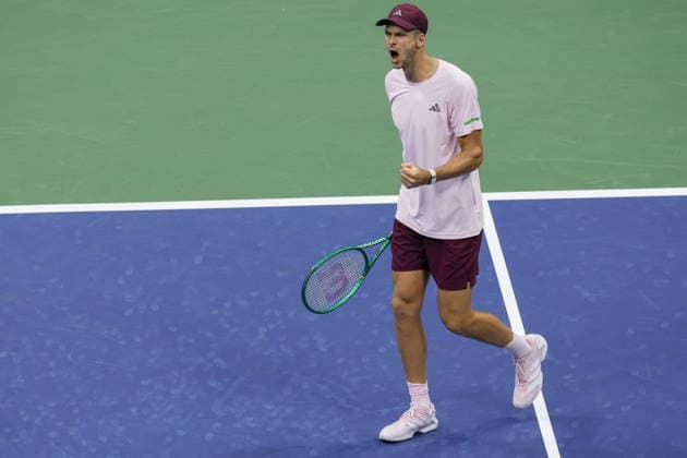 US Open tennis tournament - Day 4 Hubert Hurkacz of Poland gestures as he plays against Ben Shelton of the US during the Men s Singles second round match of the US Open Tennis Championships in Flushing Meadows, New York, USA, 02 September 2026. FLUSHING MEADOWS NEW YORK United States  Copyright: xBRIANxHIRSCHFELDx