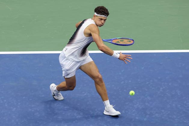 US Open tennis tournament - Day 4 Ben Shelton of the US in action against Hubert Hurkacz of Poland during the Men s Singles second round match of the US Open Tennis Championships in Flushing Meadows, New York, USA, 02 September 2026. FLUSHING MEADOWS NEW YORK United States  Copyright: xBRIANxHIRSCHFELDx
