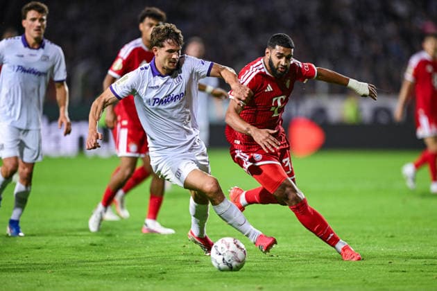 September 2, 2026, Soccer, DFB Cup, VfL Osnabrück vs. FC Bayern Munich, Robin Fabinski (VfL Osnabrück), Ismael Saibari (FC Bayern Munich) xRHR PHOTO DEx Copyright: TeresaxKroeger RHR-FOTOx RHR-FOTO DE
