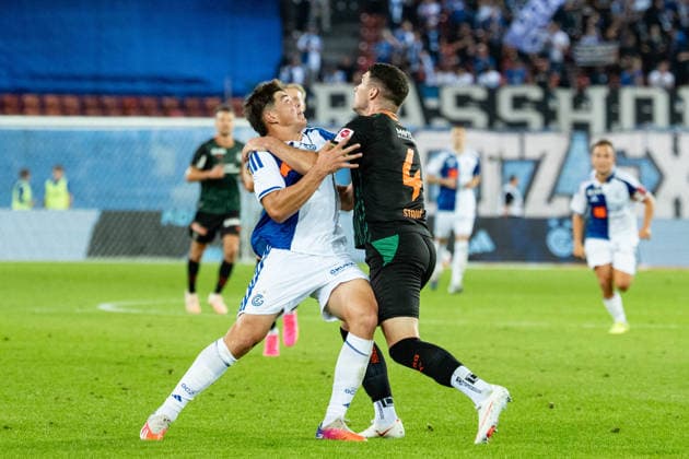 Soccer, Switzerland Brack Super League, Matchday 6: Grasshopper Club Zurich vs. FC St. Gallen 1879, Wednesday, September 2, 2026, Letzigrund Stadium, Zurich: Nikolas Muci 9, Grasshopper Club Zurich; Jozo Stanic 4, FC St. Gallen Copyright: xValentinxDomgjonix