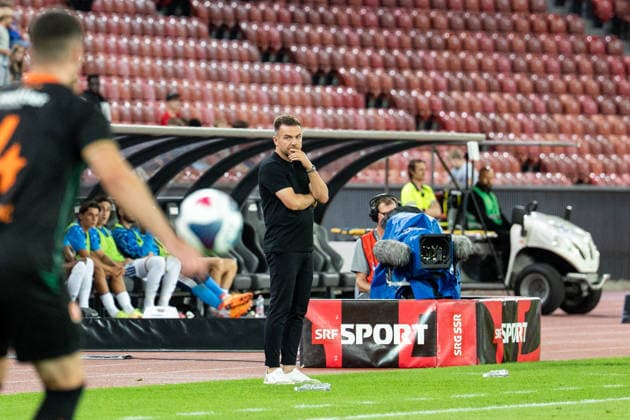 Soccer, Switzerland Brack Super League, Matchday 6: Grasshopper Club Zurich vs. FC St. Gallen 1879, Wednesday, September 2, 2026, Letzigrund Stadium, Zurich; Enrico Maassen, Head Coach, FC St. Gallen Copyright: xValentinxDomgjonix