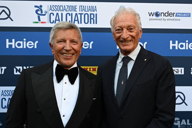 Mg Milano 02 09 2026 - Gran Gala™ del Calcio Aic 2026 foto Matteo Gribaudi Image nella foto: Luciano Buonfiglio-Ezio Simonelli 