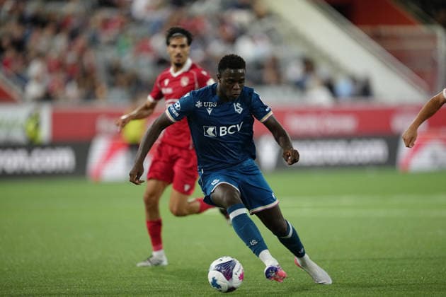 Thun, Switzerland - September 02: Omar Janneh (78 LS) during the Brack Super League match between FC Thun and FC Lausanne at VISANA STADION on September 02, 2026 in Thun, Switzerland. Copyright: xKjetilxWaberx xSPPx Sportspressphoto_SPR222389