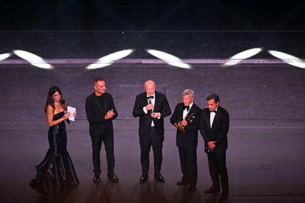 IPA88042437 - FC Internazionale President Giuseppe Marotta is seen on stage during the AIC Gran Gala del Calcio on September 2, 2026, at La Scala theater in Milan, Italy  Copyright: xTizianoxBallabio IPAxSportx xx 88042437
