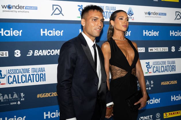 IPA88044357 - Lautaro Martinez and Agustina Gandolfo - AIC 2026 Grand Soccer Gala, at the Teatro alla Scala in Milan, Italy, on September 2, 2026.  Copyright: xRiccardoxSpadettoxDexPaulis IPAxSportx xx 88044357
