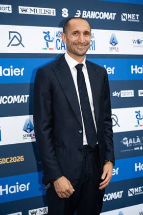 IPA88044389 - Giorgio Chiellini - AIC 2026 Grand Soccer Gala, at the Teatro alla Scala in Milan, Italy, on September 2, 2026.  Copyright: xRiccardoxSpadettoxDexPaulis IPAxSportx xx 88044389