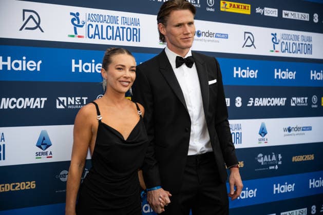 IPA88044395 - Scott McTominay and Cameron Reading - AIC 2026 Grand Soccer Gala, at the Teatro alla Scala in Milan, Italy, on September 2, 2026.  Copyright: xRiccardoxSpadettoxDexPaulis IPAxSportx xx 88044395