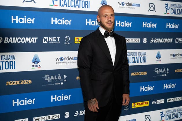 IPA88044401 - Federico Di Marco - AIC 2026 Soccer Gala, at the Teatro alla Scala in Milan, Italy, on September 2, 2026.  Copyright: xRiccardoxSpadettoxDexPaulis IPAxSportx xx 88044401