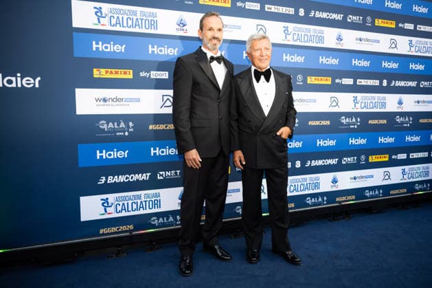 IPA88044418 - Umberto Calcagno and Ezio Simonelli—AIC 2026 Grand Soccer Gala, at Teatro alla Scala in Milan, Italy, on September 2, 2026.  Copyright: xRiccardoxSpadettoxDexPaulis IPAxSportx xx 88044418
