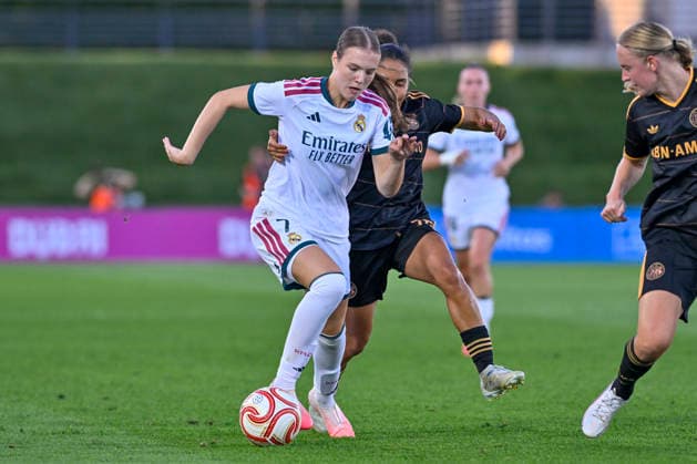 September 2, 2026, Madrid, Madrid, Spain: 7 LOTTE KEUKELAAR of Real Madrid CF Femenino in action during the Women s Champions League match between REAL MADRID FEMENINO and AFC AJAX VROUWEN, held on September 9, 2026, in Valdebebas, Madrid, Spain. The Women s Champions League Match REAL MADRID 2 - PARIS FOOTBALL CLUB 1 (02.09.26)  - ZUMAc312 20260902_zsp_c312_090 Copyright: xOscarxManuelxSanchezx