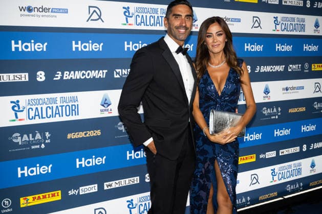 IPA88045479 - Filippo Magnini and Giorgia Palmas - AIC 2026 Grand Soccer Gala, at the Teatro alla Scala in Milan, Italy, on September 2, 2026.  Copyright: xRiccardoxSpadettoxDexPaulis IPAxSportx xx 88045479