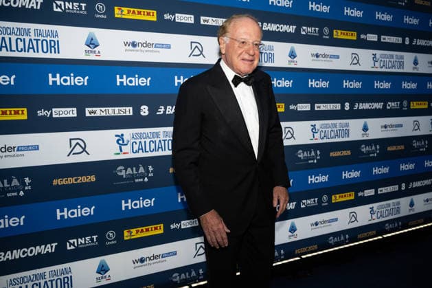 IPA88045603 - Paolo Scaroni - AIC 2026 Grand Soccer Gala, at the Teatro alla Scala in Milan, Italy, on September 2, 2026.  Copyright: xRiccardoxSpadettoxDexPaulis IPAxSportx xx 88045603