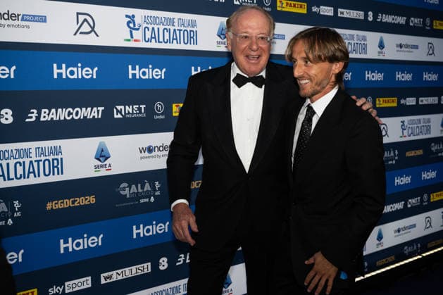 IPA88045520 - Luka Modric - AIC 2026 Grand Soccer Gala, at the Teatro alla Scala in Milan, Italy, on September 2, 2026.  Copyright: xRiccardoxSpadettoxDexPaulis IPAxSportx xx 88045520