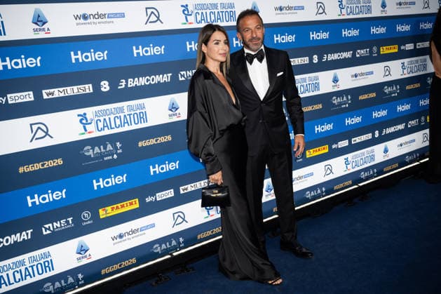 IPA88045533 - Alex Del Piero and Sonia Amoruso - AIC 2026 Grand Soccer Gala, at the Teatro alla Scala in Milan, Italy, on September 2, 2026.  Copyright: xRiccardoxSpadettoxDexPaulis IPAxSportx xx 88045533