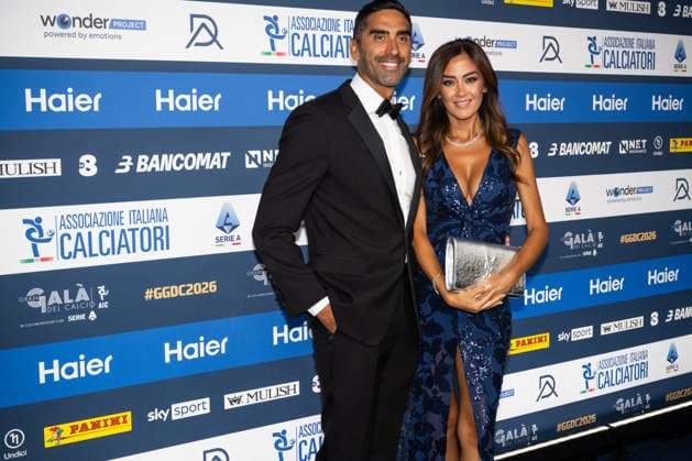 IPA88045583 - Filippo Magnini and Giorgia Palmas - AIC 2026 Grand Soccer Gala, at the Teatro alla Scala in Milan, Italy, on September 2, 2026.  Copyright: xRiccardoxSpadettoxDexPaulis IPAxSportx xx 88045583